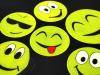 Fényvisszaverő öntapadós smiley készlet 6db