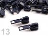 Futó fogazott cipzárhoz 5mm (autolock) 500db