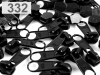 Futó spirálcipzárba 5mm (nonlock) 100db  POL tipusú folyóméterbe