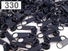Futó spirálcipzárba 3mm (nonlock) 100db POL tipusú folyóméterhez