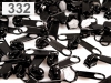 Futó spirálcipzárba 3mm (nonlock) 100db POL tipusú folyóméterhez
