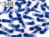 Futó spirálcipzárba 3mm (nonlock) 100db POL tipusú folyóméterhez