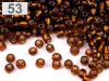 Üveg kásagyöngy 3mm-es lyukkal  450g