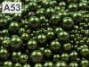 Viaszos üveggyöngyök MIX mérete kb. Ø4-12mm 100g 