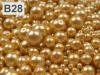 Viaszos üveggyöngyök MIX mérete kb. Ø4-12mm 100g 