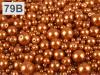 Viaszos üveggyöngyök MIX mérete kb. Ø4-12mm 100g 