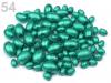 Viaszos recés oliva gyönygyök  MIX 100g