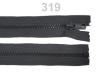 Fogazott cipzár 5mm bontható 55cm (kabátba)