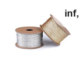 Lurex lapos zsinór / madzag szélessége 1,2 mm