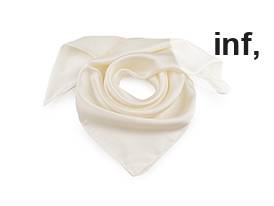 Szatén kendő egyszínű 70x70 cm