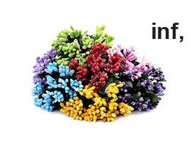 Virágbibék dróton / bokréta