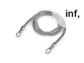 Lánc táskáta karabinerrel hossza 120 cm