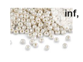 Üveg kásagyöngyök 6/0 - 4 mm-es nem átlátszó