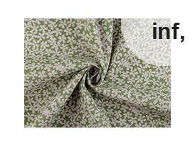 Pamut anyag / szövet len imitáció vastagabb virágmintás