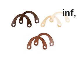 Fa táskafül 15x22 cm lyukakkal