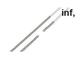 Fém táskalánc 120 cm