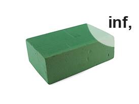 Száraz és nedves virág tűzőhab Florex 7x10x20 cm téglaalakú 