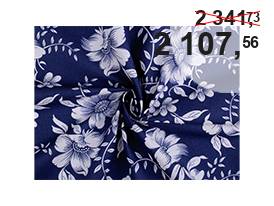 Pamutvászon / szövet kékfestés népviseleti virág