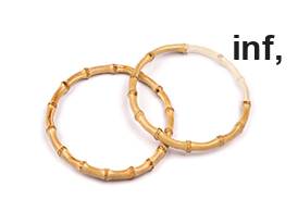 Bambusz táskafül Ø15 cm 