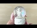 Hógömb angyalka Ø4,5 cm