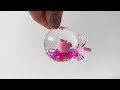 Kulcstartó / folyadékkal és glitterekkel