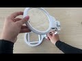 Nagyító asztalra led fénnyel 15x19x25 cm